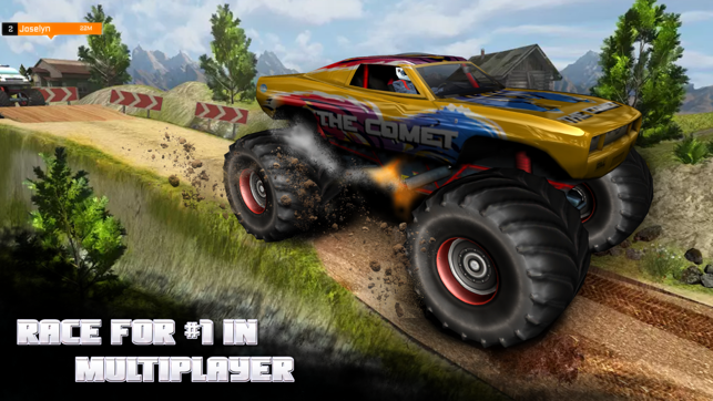 Monster Truck 4x4 Racing Legends. Offroad Rally 3D(圖1)-速報App