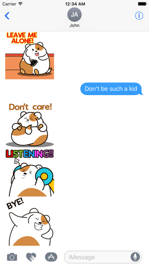 Animated Very Fat Hamster Stickers(圖3)-速報App