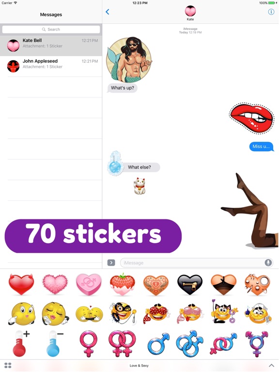 Screenshot #4 pour Love & Sexy stickers