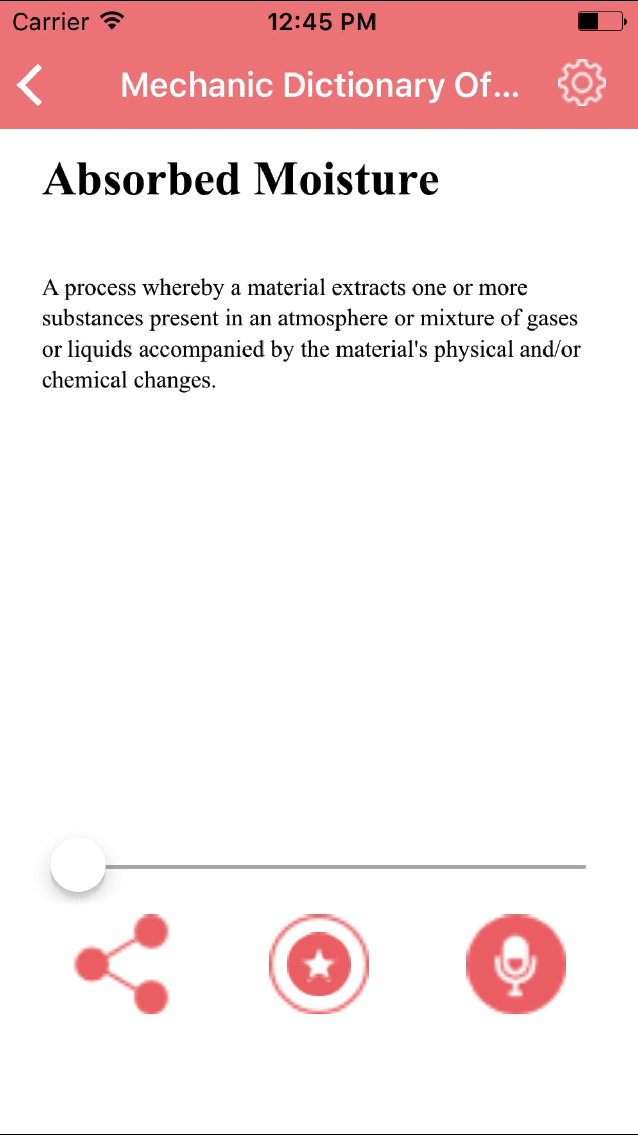 Mechanic Dictionary Terms Concepts screenshot 3