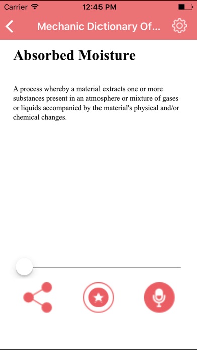 Mechanic Dictionary Terms Concepts iPhone screenshot