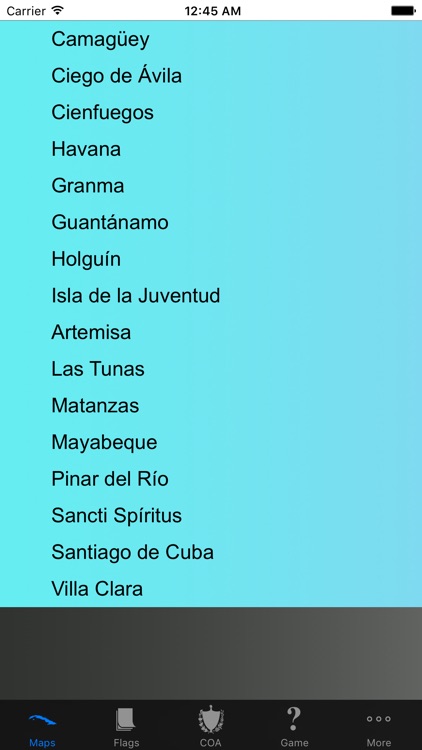 Cuba Provinces Maps and Capitals screenshot-4