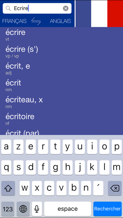 Screenshot #1 pour Grand Dictionnaire anglais-français Larousse