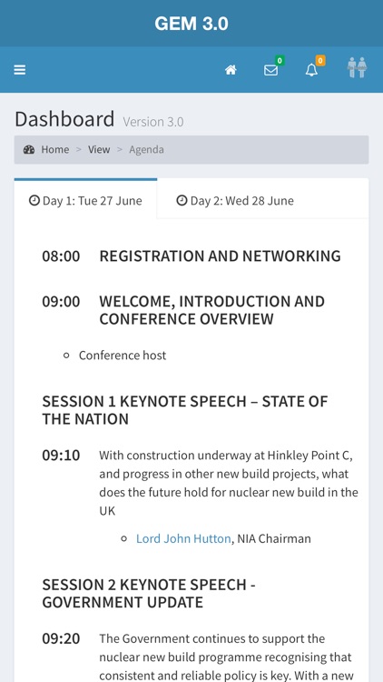 Nuclear New Build 2017 Event App