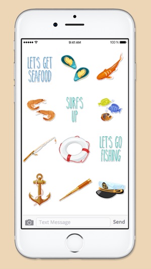 Beach Ocean and Nautical Sticker Pack(圖5)-速報App