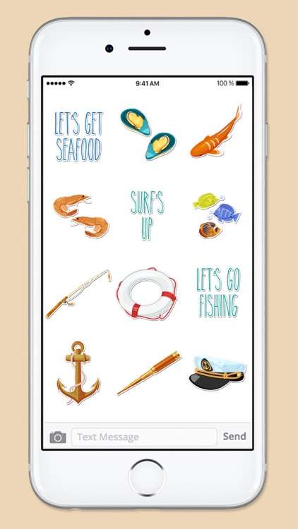 Beach Ocean and Nautical Sticker Pack screenshot-4