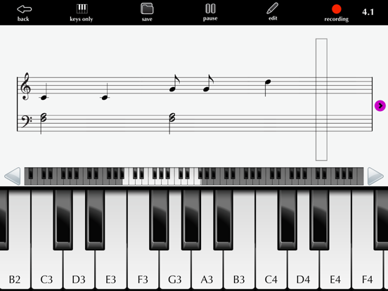 Piano With Songs- Learn to Play Piano Keyboard App iPad screenshot 4 - Music app