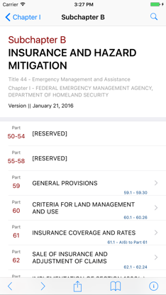 44 CFR - Emergency Management and Assistance (Law) screenshot 2