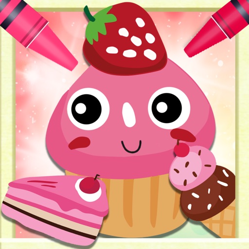 Candy Cake Paint - World of bakery sketchbook iOS App