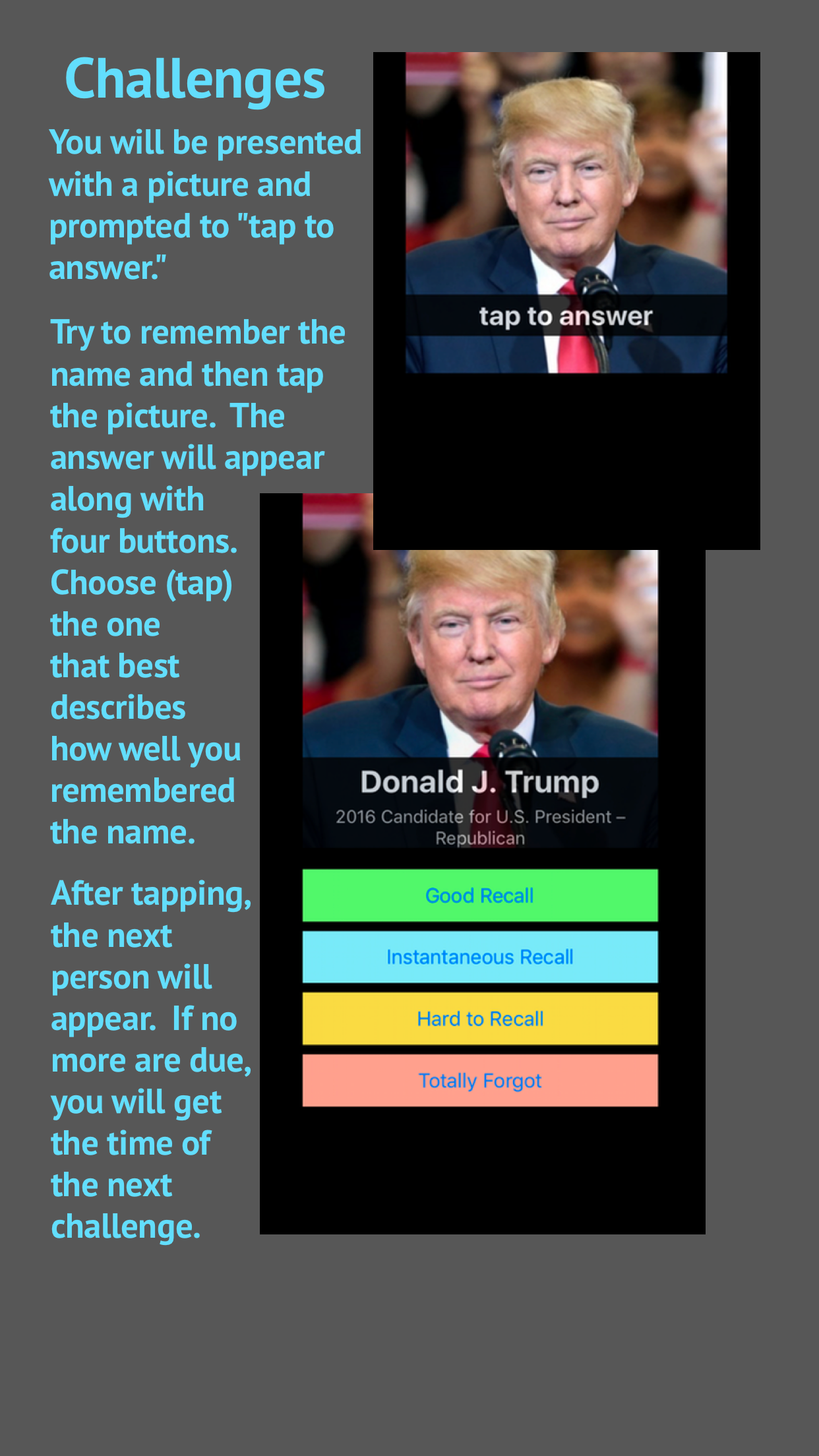 FaceCards - Memorize People's Names screenshot 5