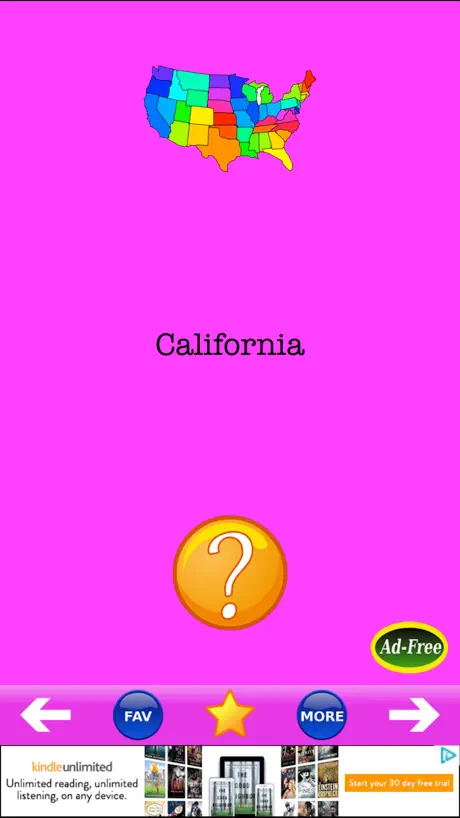 U.S. State Capitals! States & Capital Quiz Game