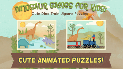 Dinosaur Games for Kids: Puzzles iPhone screenshot 1 - Games app