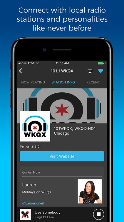 NextRadio - Live FM Radio screenshot-3