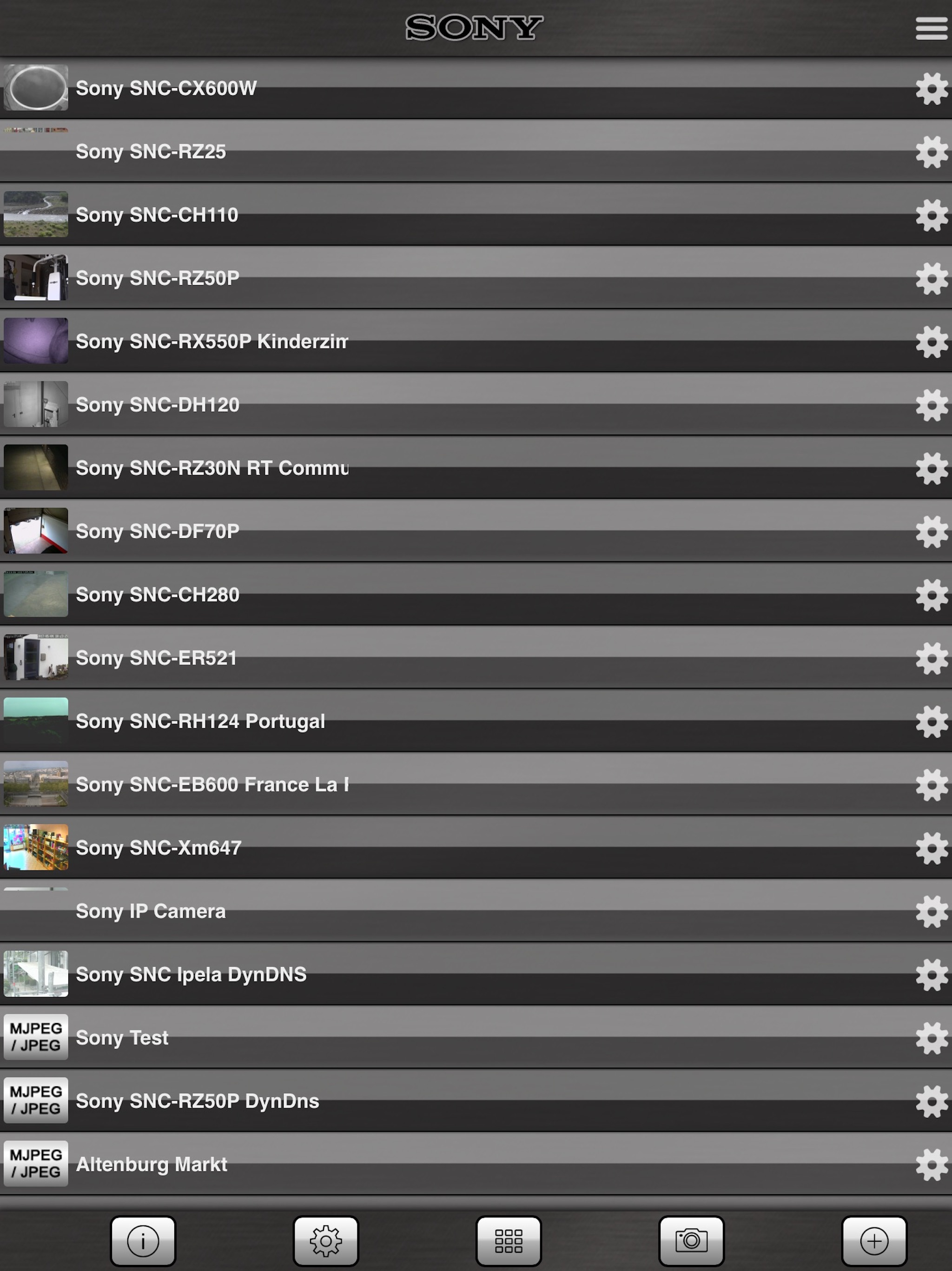 Sony FC - mobile ip camera surveillance studio screenshot 7