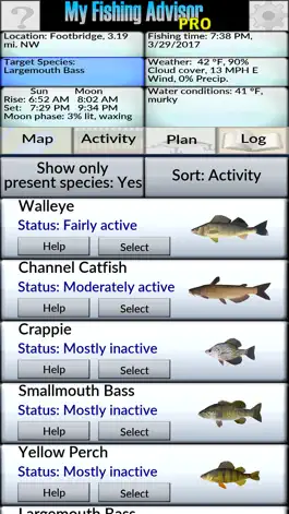 Game screenshot My Fishing Advisor apk