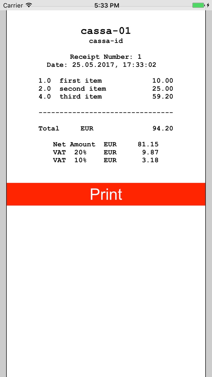 iPhone screenshot