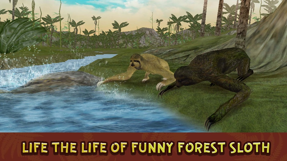 #1. Sloth Forest Survival Simulator 3D (iOS) 由: Tayga Games OOO