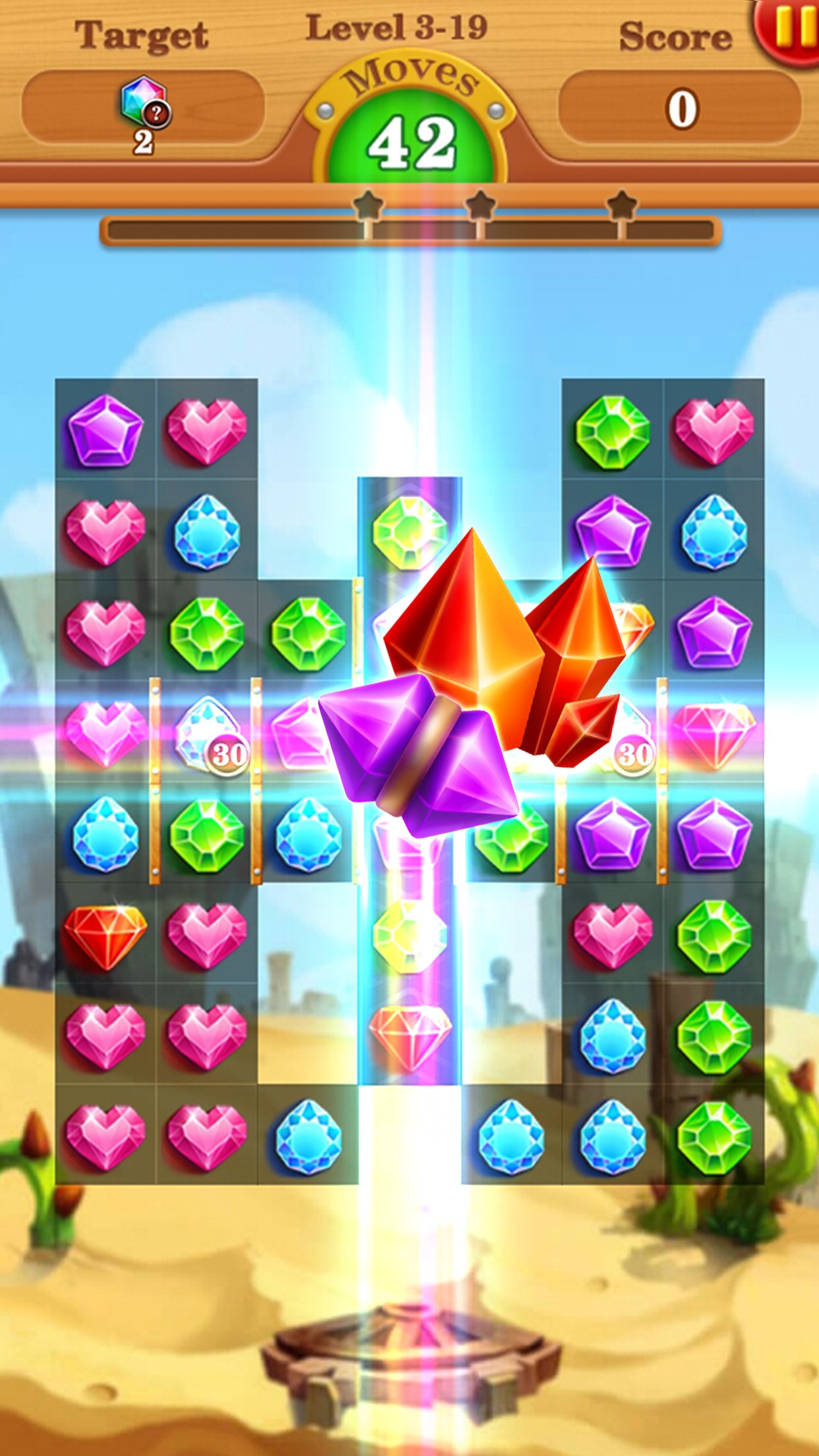 Jewel Diamond Line screenshot 3