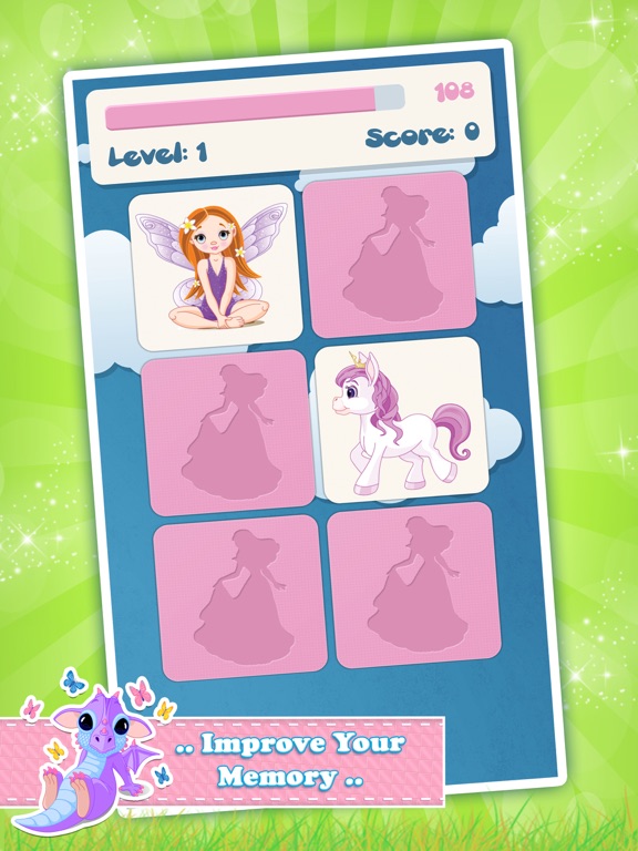Screenshot #5 pour Jeux de mémoire : Princesse