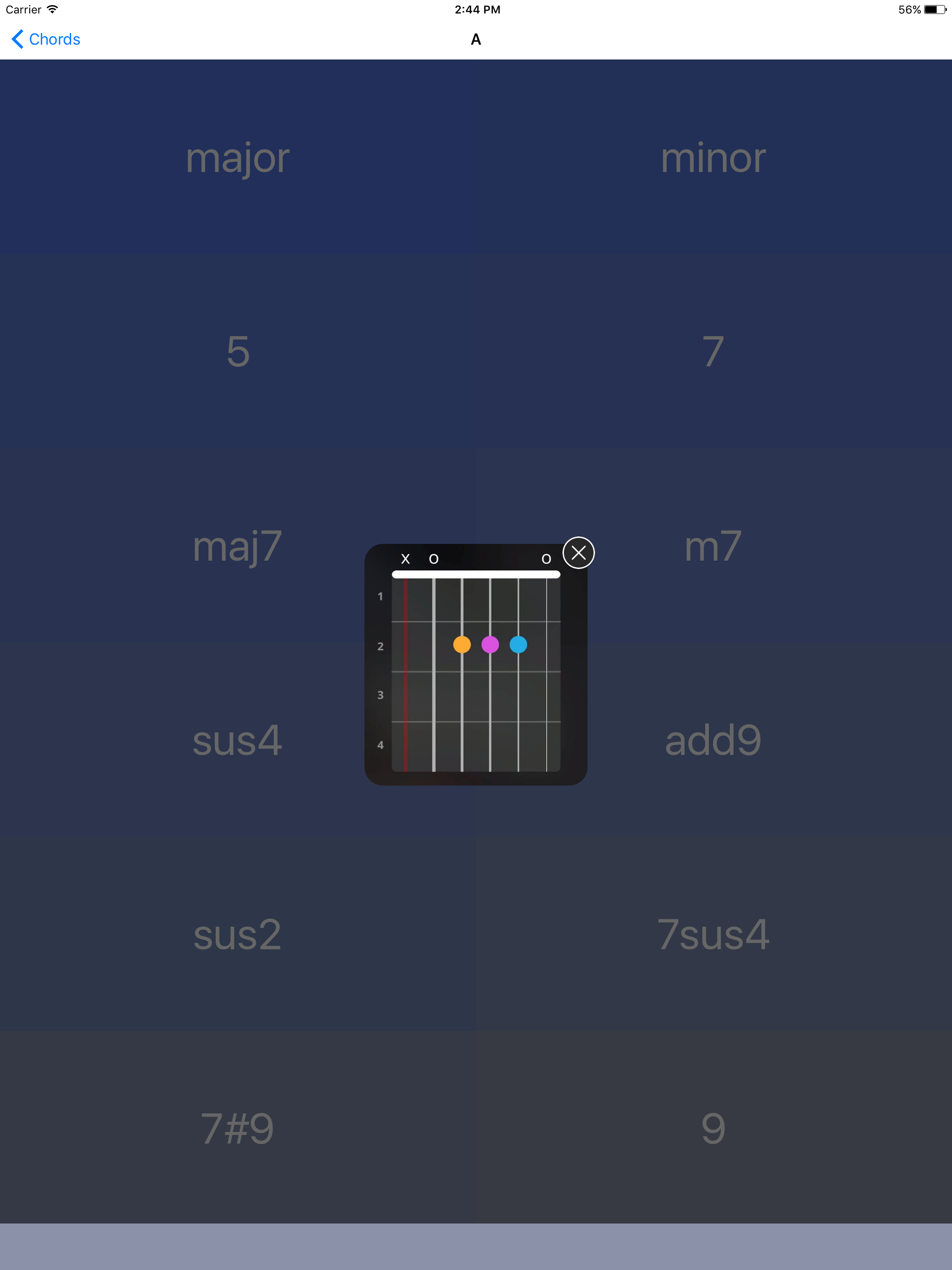 Guitar Chord Diagrams screenshot 8