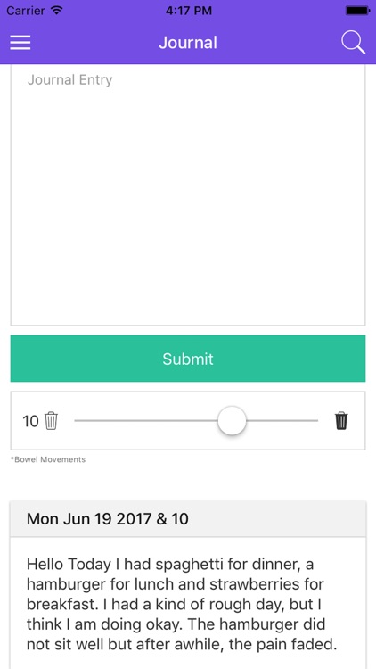 Crohns Food Tracker screenshot-3