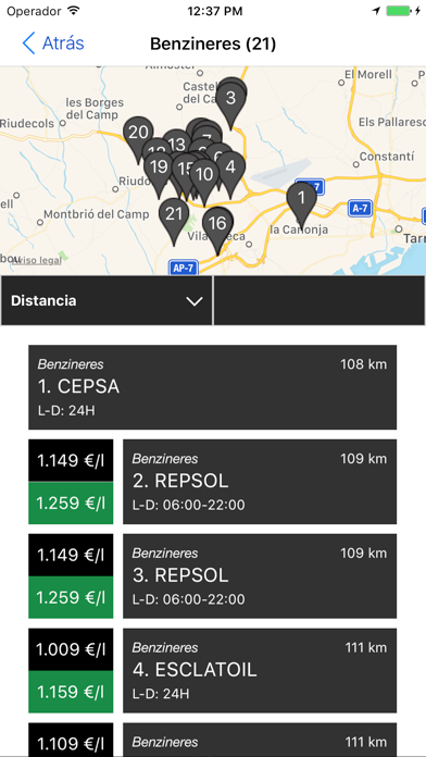 App screenshot