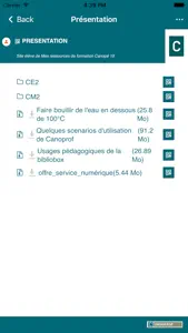 Bibliotheque Canoprof screenshot #3 for iPhone