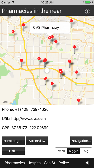 Pharmacies in the near Screenshot