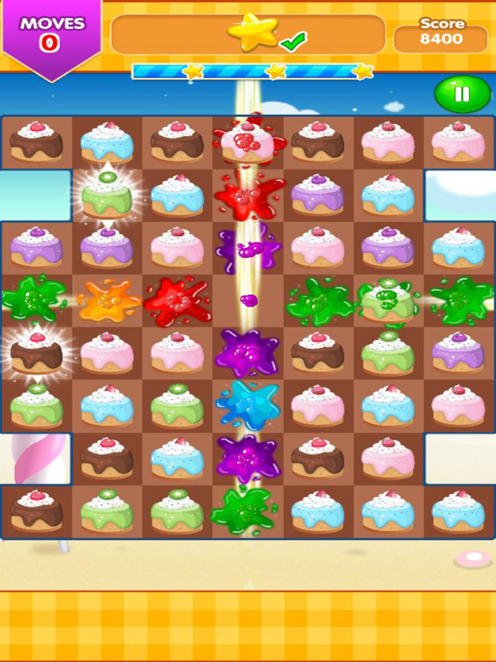 Cake Link Splash - Match Puzzle Mania