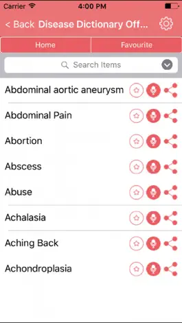 Game screenshot Disease Dictionary - Disease List mod apk