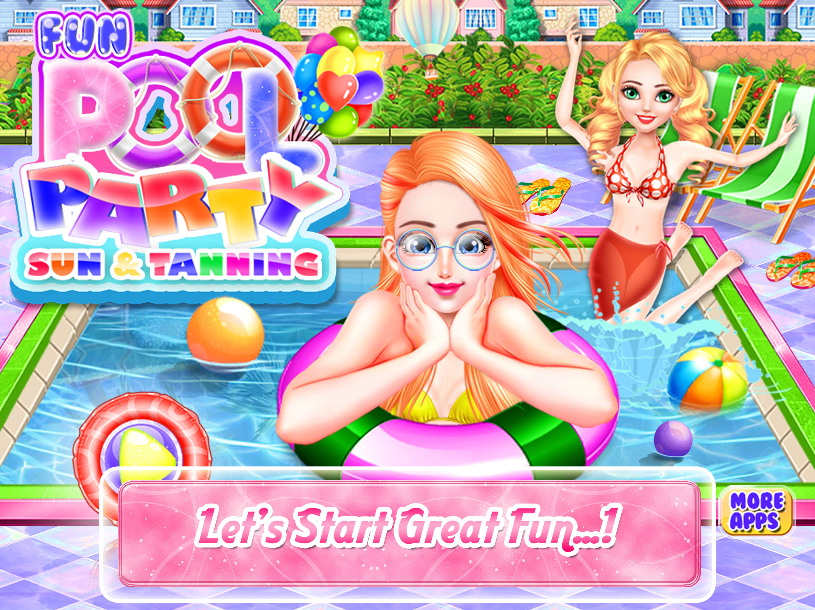 Fun Pool Party - Sun & Tanning