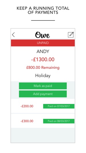 Owe - Personal Finance Tracker(圖5)-速報App