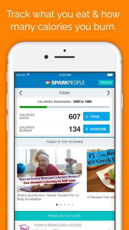 Weight Loss Diet & Calorie Calculator, SparkPeople