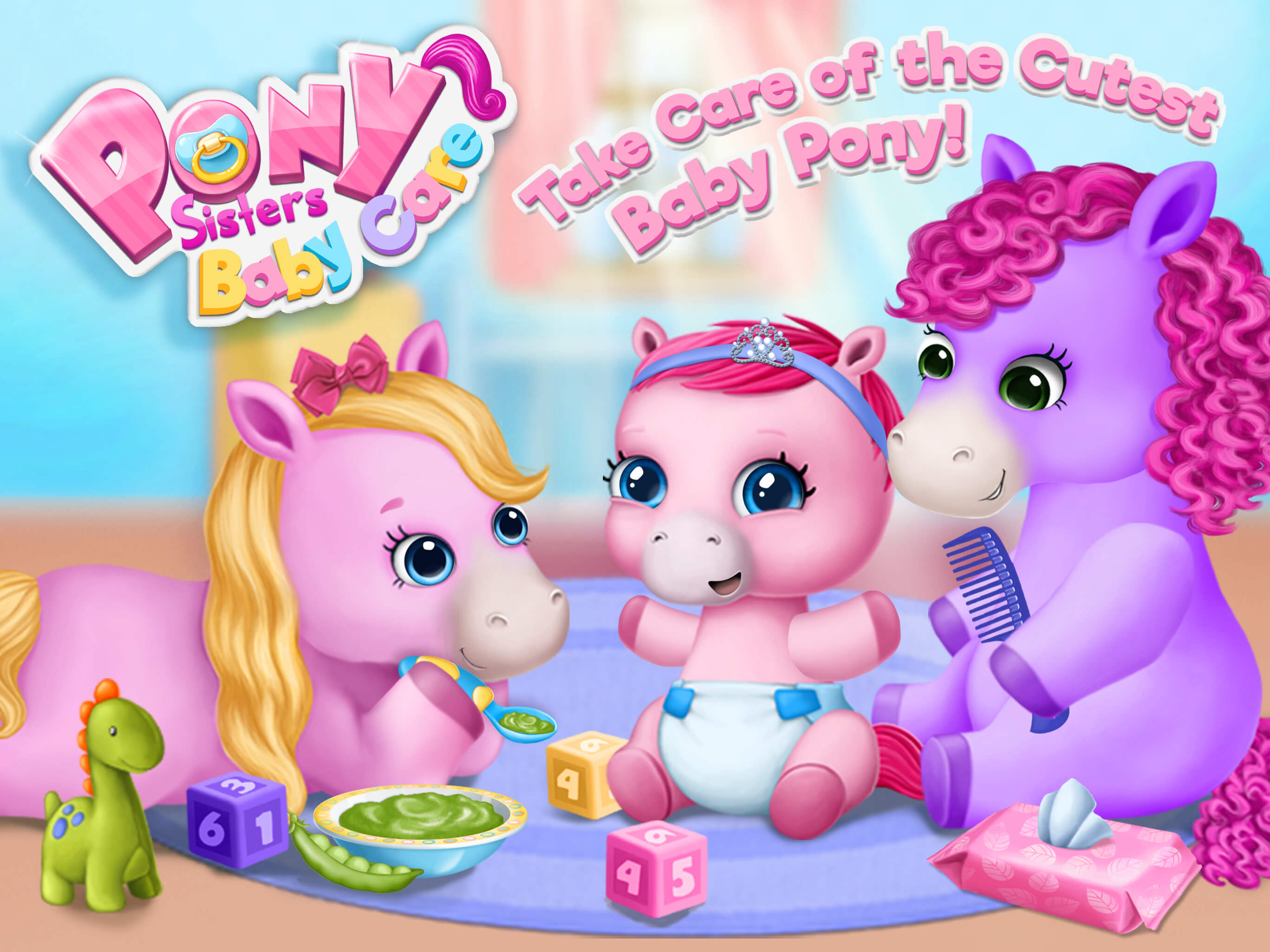 Pony Sisters Baby Horse Care - Babysitter Daycare screenshot 6