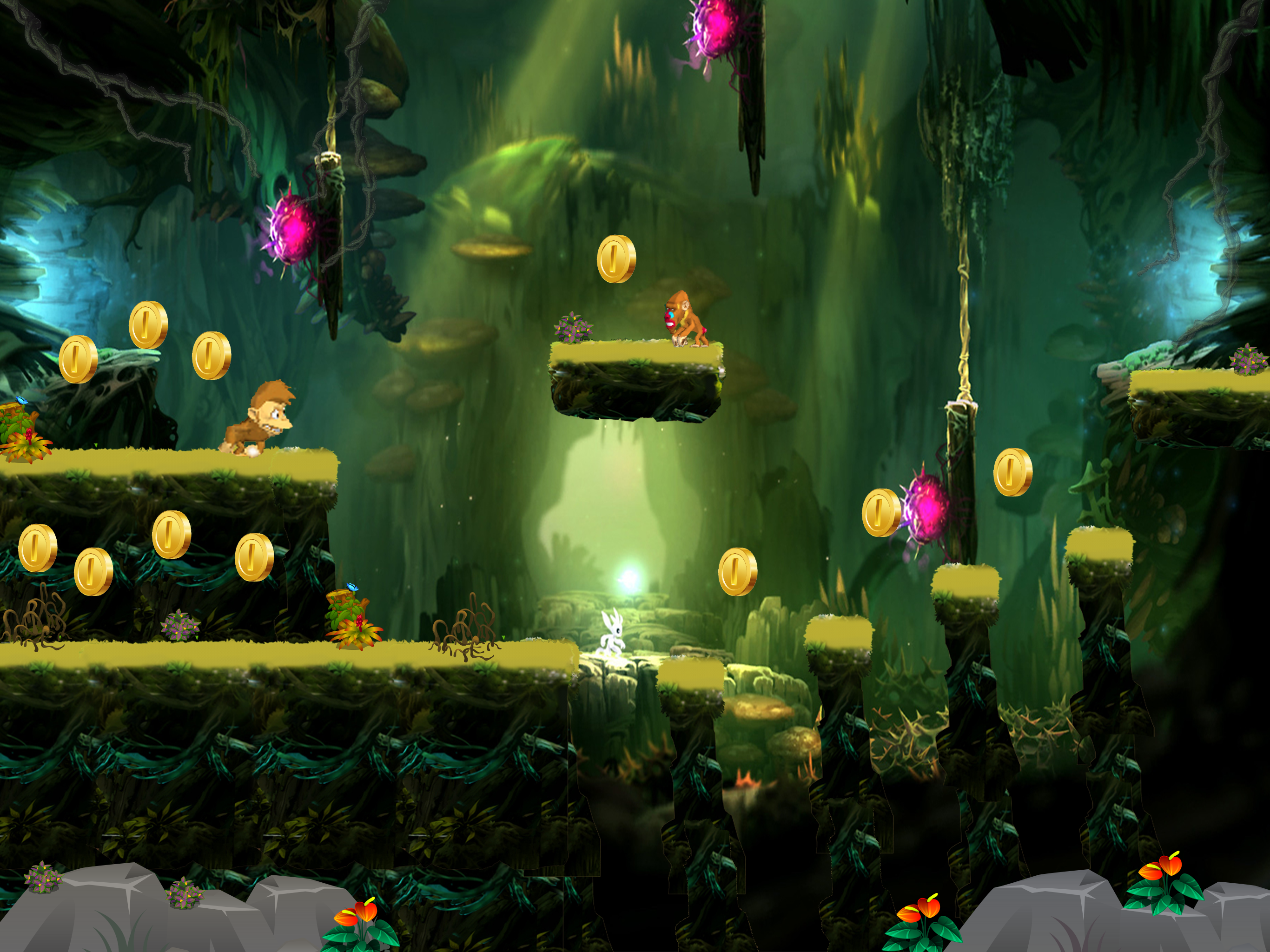 Monkey run - Banana screenshot 7