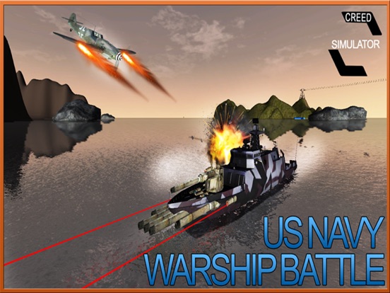 Screenshot #4 pour Marine Warship Gunner Flotte - Guerre WW2 Ship Sim