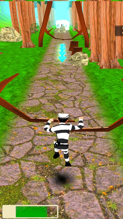 Jungle Crazy Runner: Prisoner Survival 3D