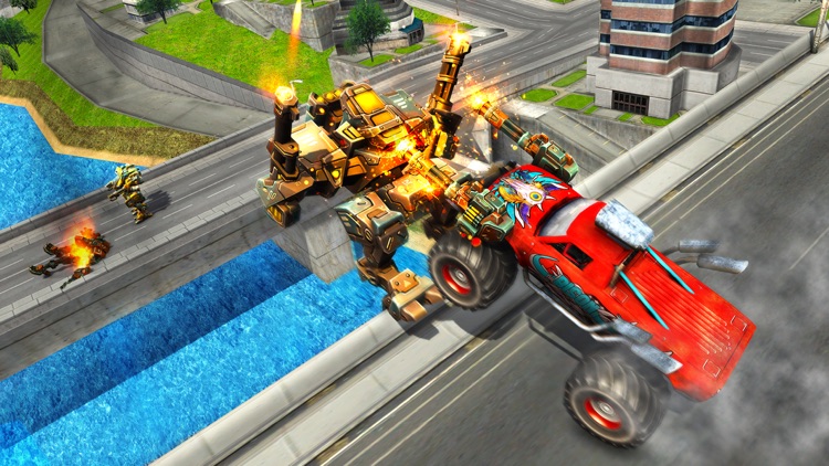 Monster Robot Hero City Battle