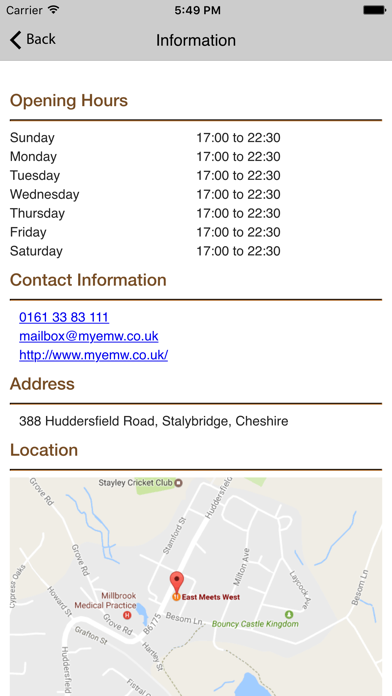 Screenshot #3 pour East Meets West Cheshire