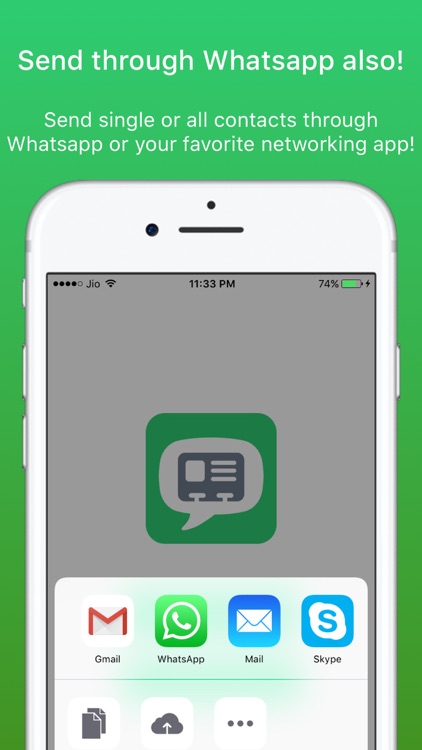 Contacts Via SMS: Send Contacts by SMS screenshot-3