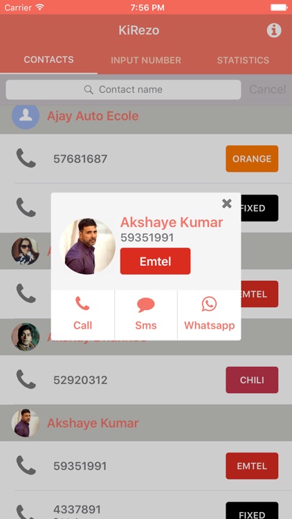 KiRezo-Check Mauritius numbers