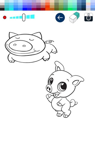 Coloring Book Papa and Pig For Kids Edition screenshot 2