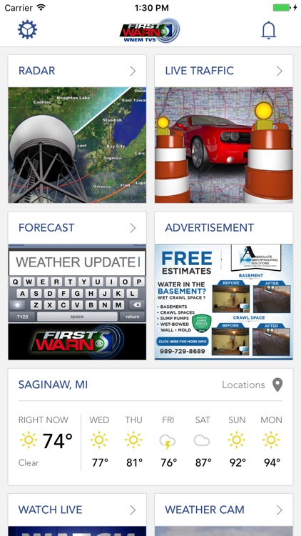 WNEM TV5 Weather