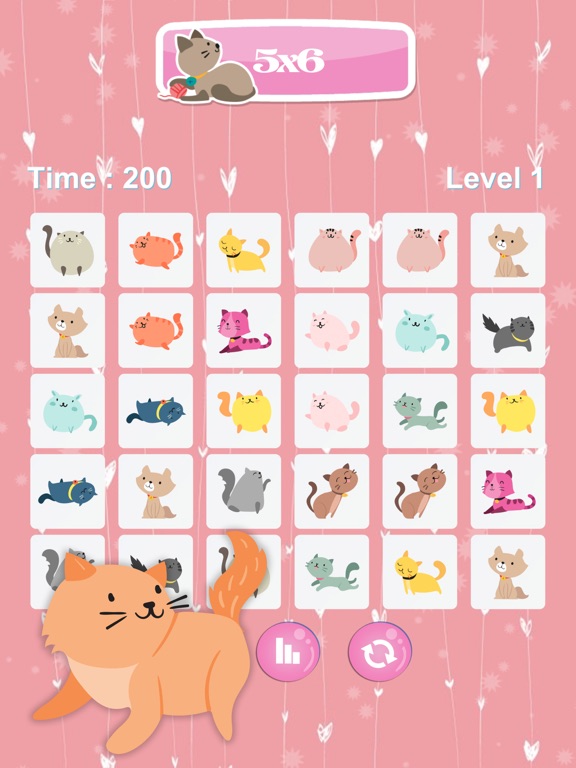 Screenshot #5 pour Cute Little Kitten Trouver jeu Matching