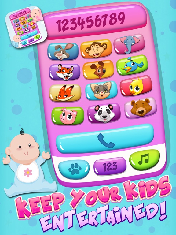 Screenshot #5 pour Téléphone jouet - Bébé moniteur avec jeux musicaux