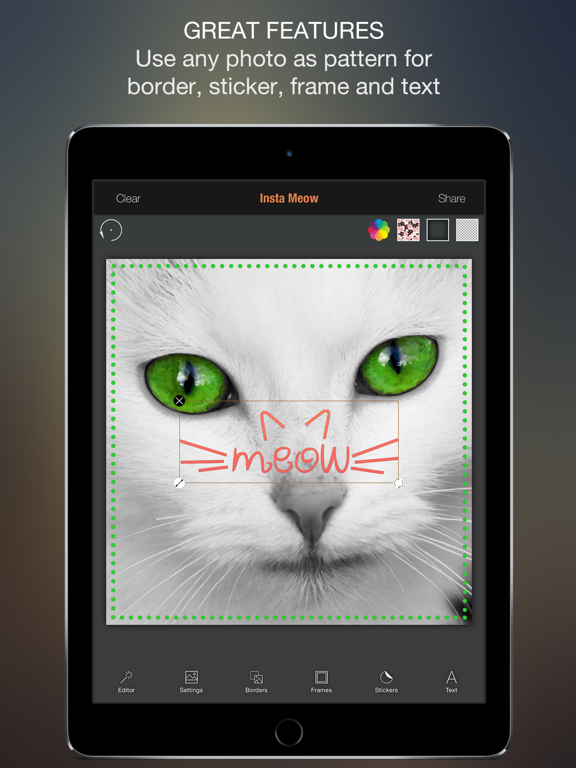 Screenshot #6 pour Meow Pics – Stickers et cadres photo pour chats