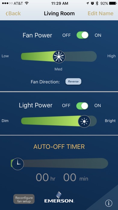 Emerson™ Ceiling Fans BLUETOOTH® Fan Control screenshot 4