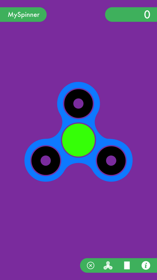 #3. MySpinner - Controlled by phone's accelerometer (iOS) By: Cacira, Inc