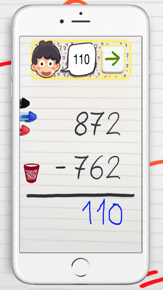 #3. Subtraction – Maths learning to practice (iOS) 게시자: Pocket School - Basic education to learn for adults & kids