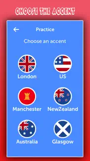 english accent trainer, best voice learning iphone screenshot 1